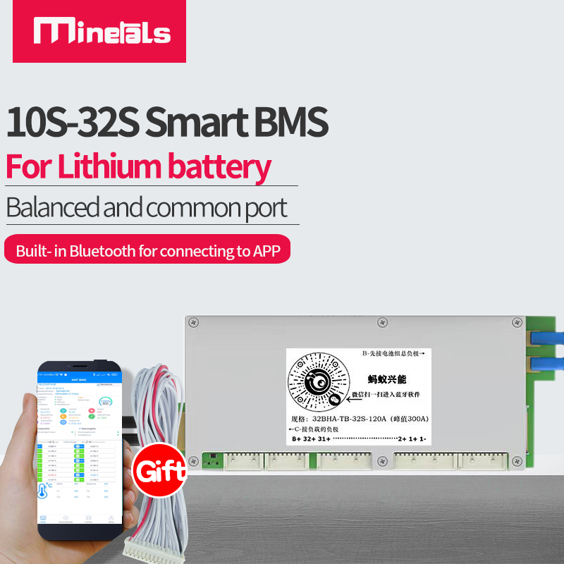 Smart Bms 24S 200A Bluetooth Lifepo4 - 10S-32S ANT Smart BMS 250A 200A