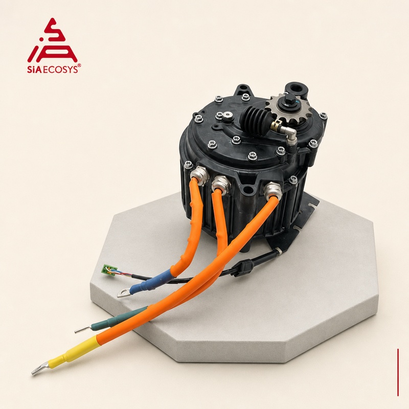 QSMOTOR J155A-36 5000W 72V Hai - Mid Drive Motor Kit 72V 5000W recension och pris