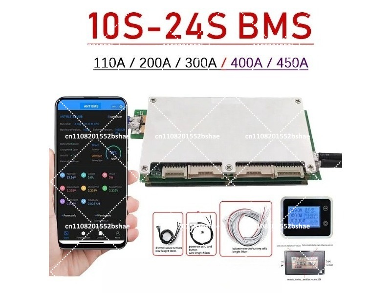 Smart Bluetooth BMS 10S-24S 20 - Smart Bms 24S 200A Bluetooth Lifepo4 recension och pris