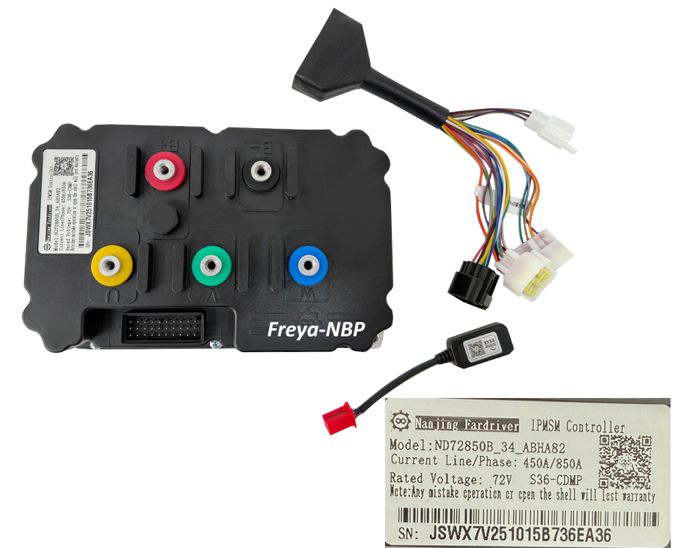 QS180 72-96V 8000W Mid Drive E - Fardriver Nd72850 Controller recension och pris