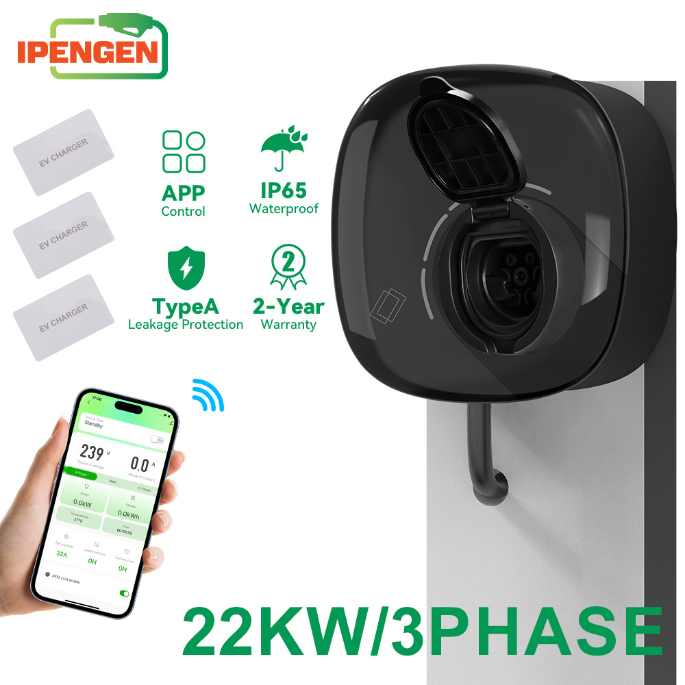 IPENGEN 22KW Type2 EV Charger  - Ev Charger Type 2 22Kw 32A 3 Phase recension och pris