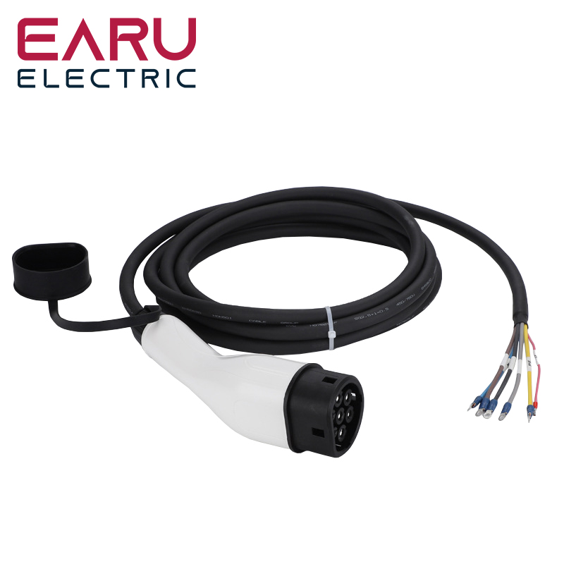 EV Charger Plug With Cable Typ - Ev Charger Type 2 22Kw 32A 3 Phase recension och pris