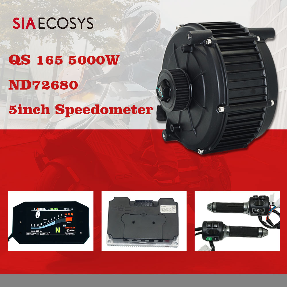 SiAECOSYS QS165 5000W 72V 35H  - Mid Drive Motor Kit 72V 5000W recension och pris