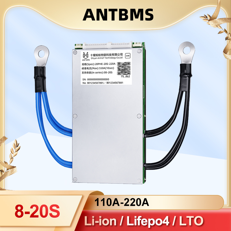 ANT Smart BMS 8S-20S with WiFi - Smart Bms 24S 200A Bluetooth Lifepo4 recension och pris